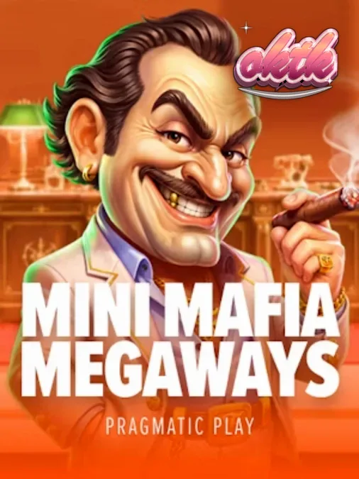 Mini Mafia Megaways স্লট গেমের একটি দৃশ্য যেখানে মাফিয়া থিম এবং মেগাওয়েজ গ্রিড প্রদর্শিত হচ্ছে।